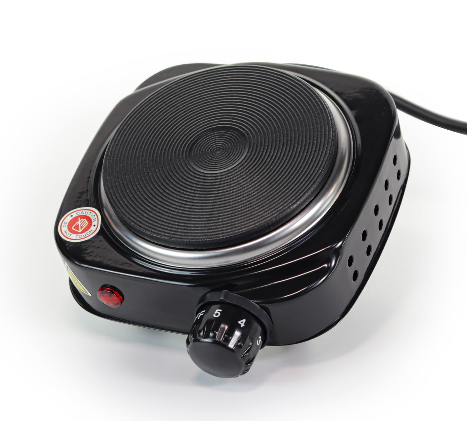 Electric Hot Plate for Candle Making, Countertop Iron Burner, Easy to Clean, Non-Stick Surface, Temperature Controls - Ideal for Melting Wax, Soap, Chocolate, Candy, and DIY Crafts