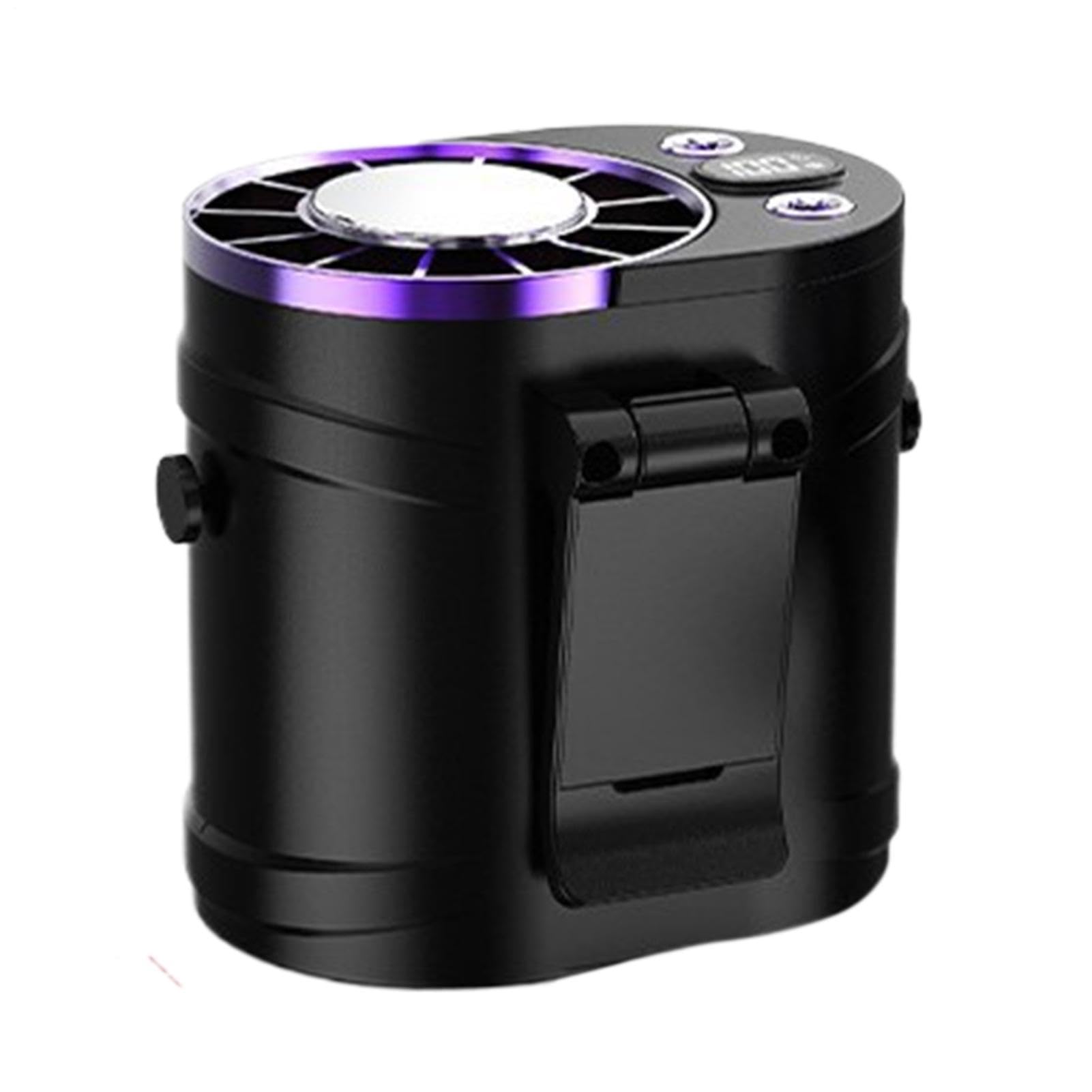 Ventilatore a Clip Silenzioso Ricaricabile Display Digitale 100 Velocità | Ventilatore Personale Portatile Con Clip Per casa camera da ufficio scuola scrivania auto passeggino campeggio all'aperto