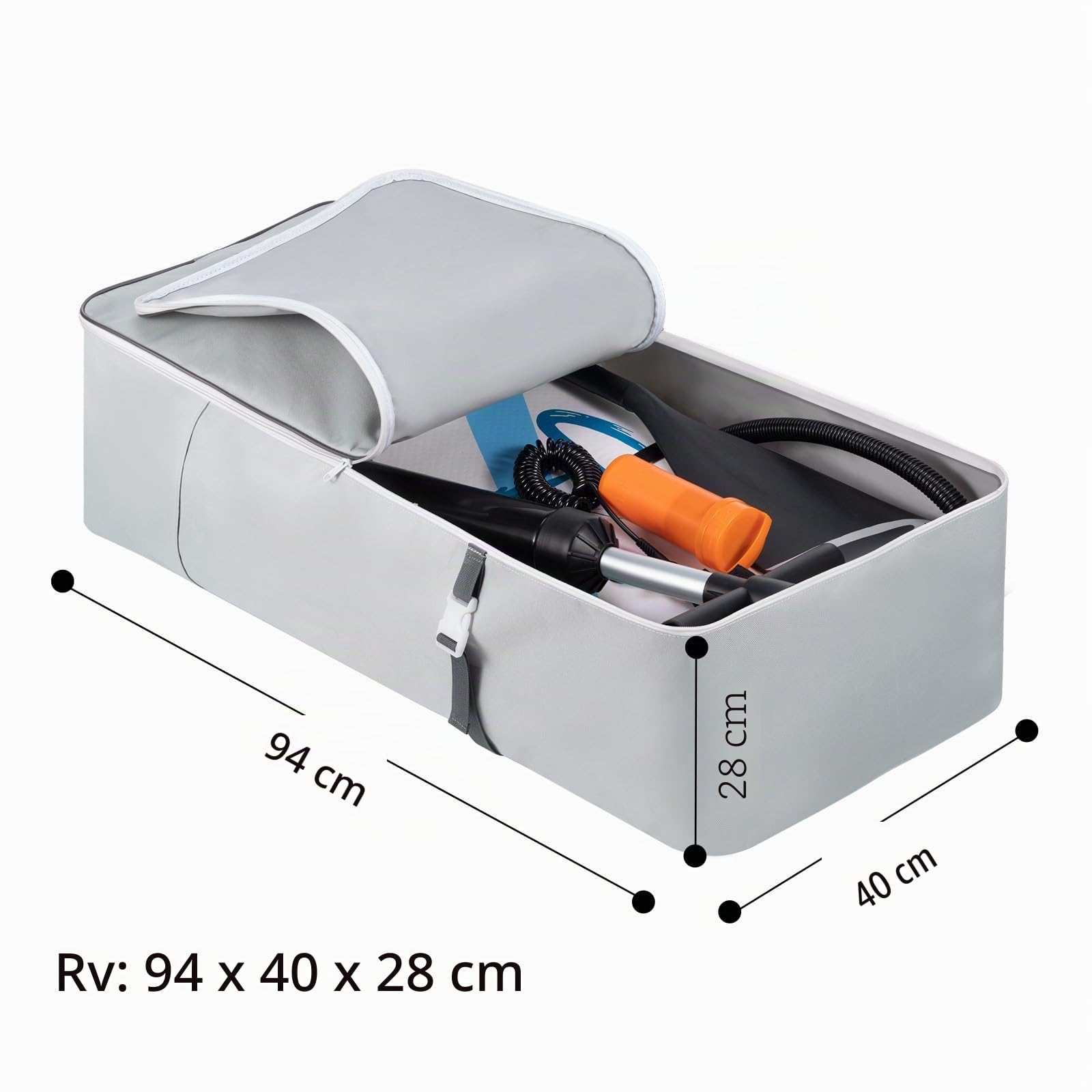 Kavolet 105L Paddle-Board-Rucksack, Surfboard-Tasche, großes Fassungsvermögen, wasserdichter Oxford-Stoff, tragbarer Stand-Up-Board-Paddleboard-Reiserucksack