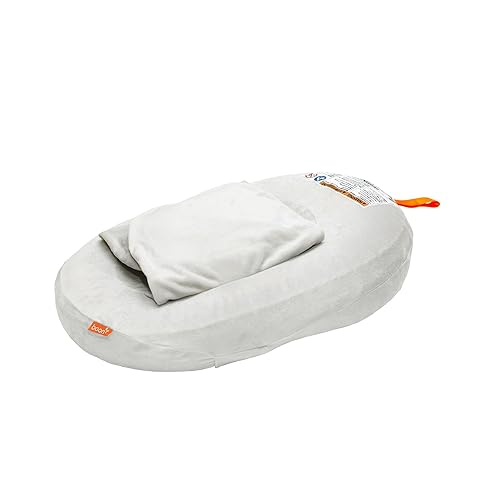 Miniatura 1 de Boon Puff+ - Bañista inflable para bebé con funda de microfibra, alas para envolver y bolsa de almacenamiento, para recién nacidos y bebés