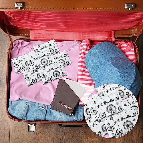 Image of Geyee 50 Pack Travel Tissue Packets Facial Paper Napkins, Dandelion