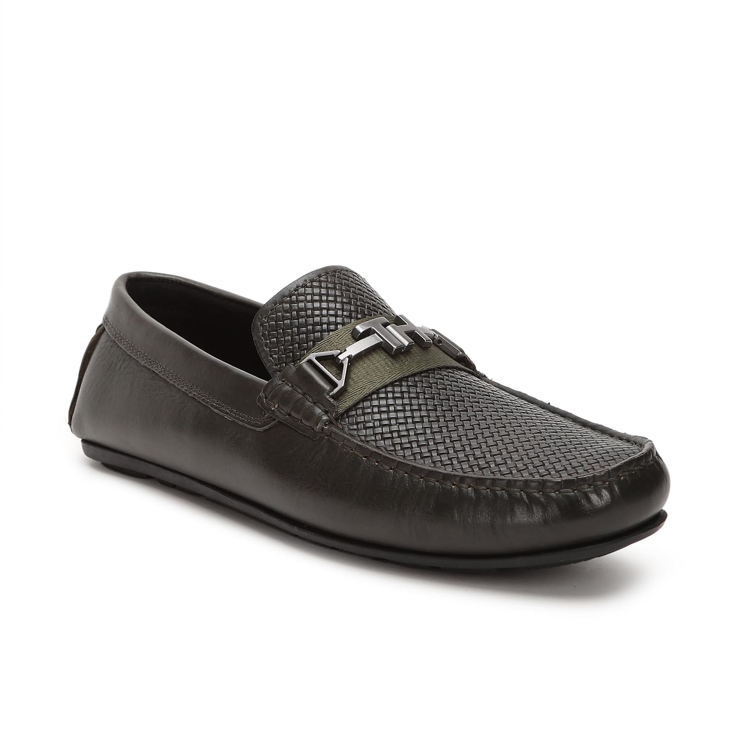 Tommy Hilfiger Leather Solid Green Men Flat Loafers (F23HMFW266) Size- 44 (B0CKWFD51R) Amazon Price History, Amazon Price Tracker