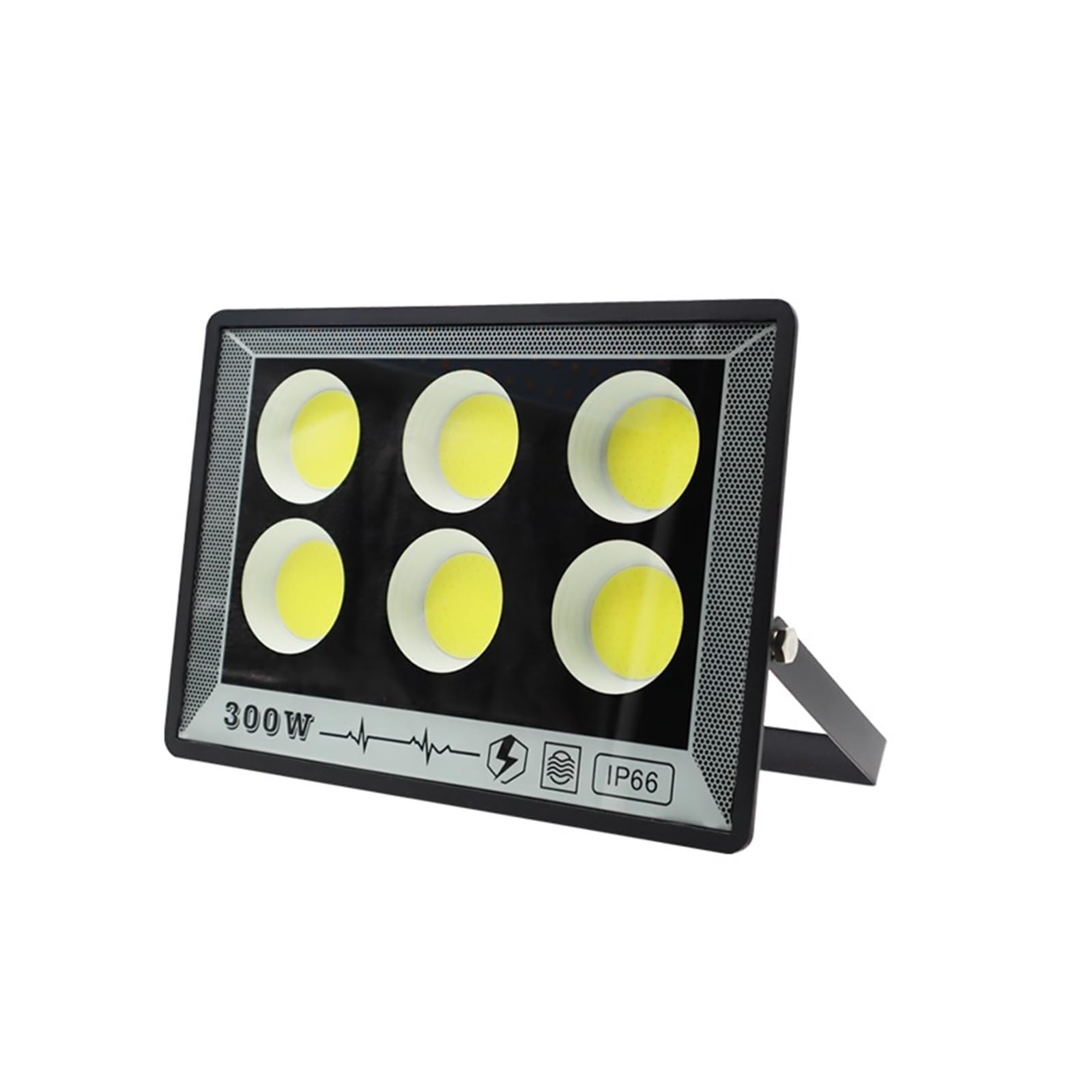 LLOOPK LED Flood Light, LED FloodLight IP65 300W 200W 100W 50W Waterproof Reflector Light Lamp Spotlight Outdoor Flood(Cold White,COB 300W)
