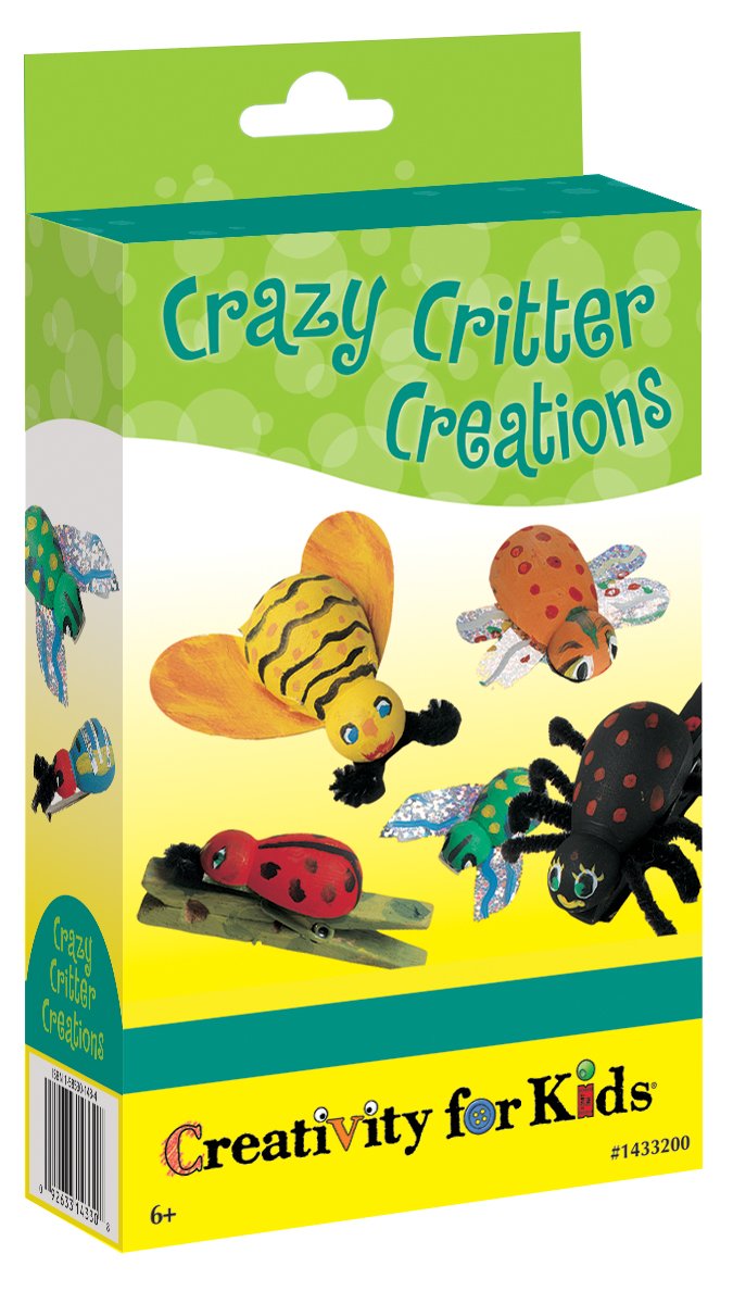 Creativity For Kids West Design Junior Selection Crazy Critter Creations Mini Kit