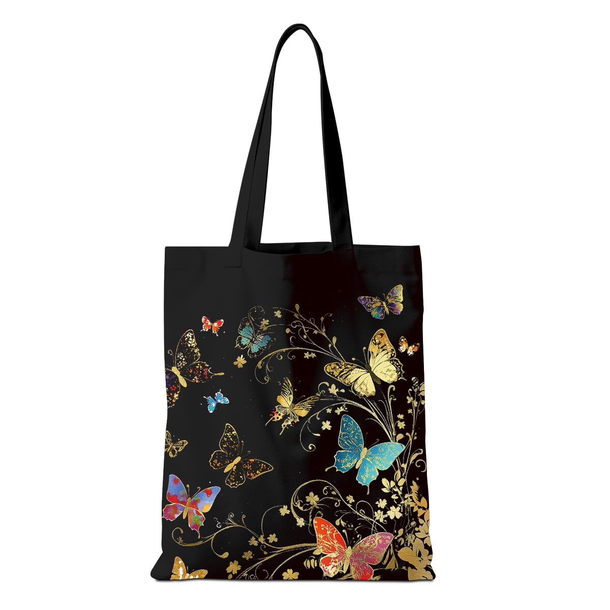 AOZHUO Aesthetic Tote Bag Funny Nature Lovers Weekender Bag Music Lover Reusable Grocery Bags for Travel Vacation Christmas