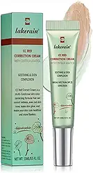 Corlo Creme Cc, Corretor De Cor Com Fps 25, Maquiagem E Cuidados Para Tons Pele Uniformes, Base Leve Cobertura Sérum Hidratante, Corretivo Poros Invisíveis (Verde, 0)