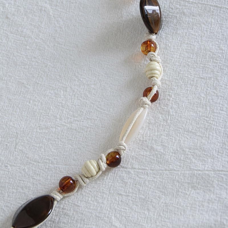 Retro long Skinny Waist Rope Tie Belt Bohemian Boho Plus Size For Women Dress Pants with Bead4