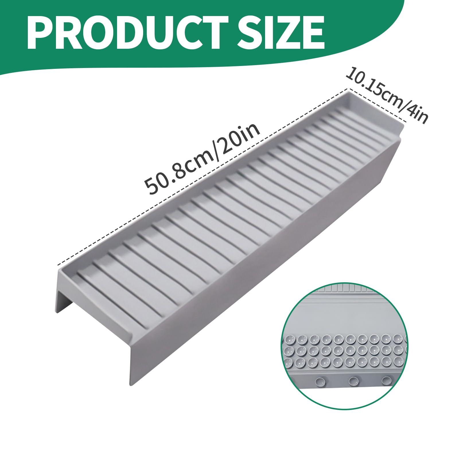 Stuffygreenus Silicone Splash Guard, Bath Splash Guard Shelf, Bath Toy Tray Holder, Bath Tub Water Splash Guard, Sink Splash Guard for Bathtub & Kitchen Sink, 1Pcs (Grey)