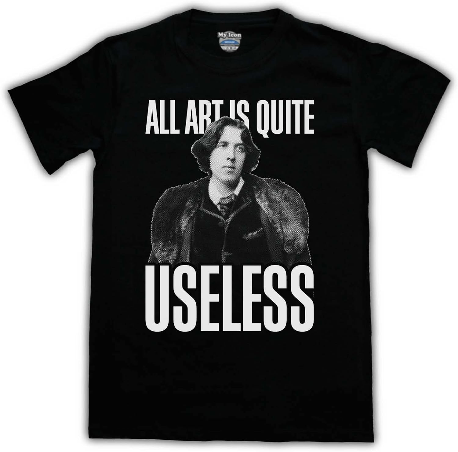 Oscar Wilde All Art is Quite Useless Mens TShirt Amazon.co.uk Fashion