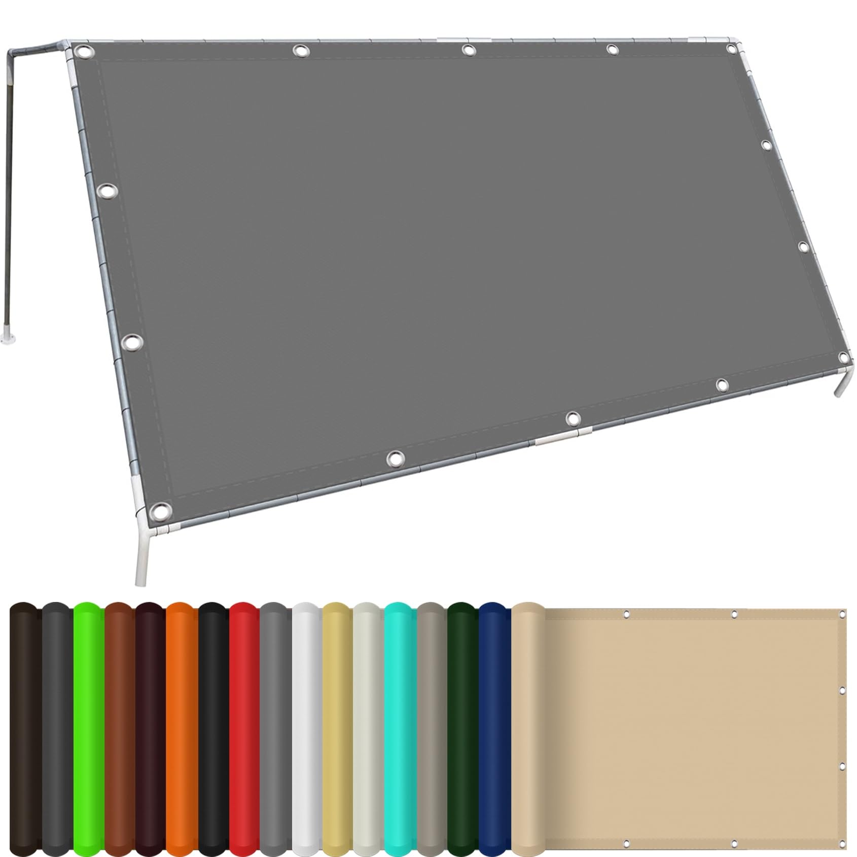 Axdwfd Bruin Zon Net Zon Mesh Schaduw Zonneblok Schaduw Doek UV Bestand Net voor Tuin Bloem Plant voor Kas maat Axdwfd Bruin Zon Net Zon Mesh Schaduw Zonneblok Schaduw Doek UV Bestand Net voor Tuin Bloem Plant voor Kas maat