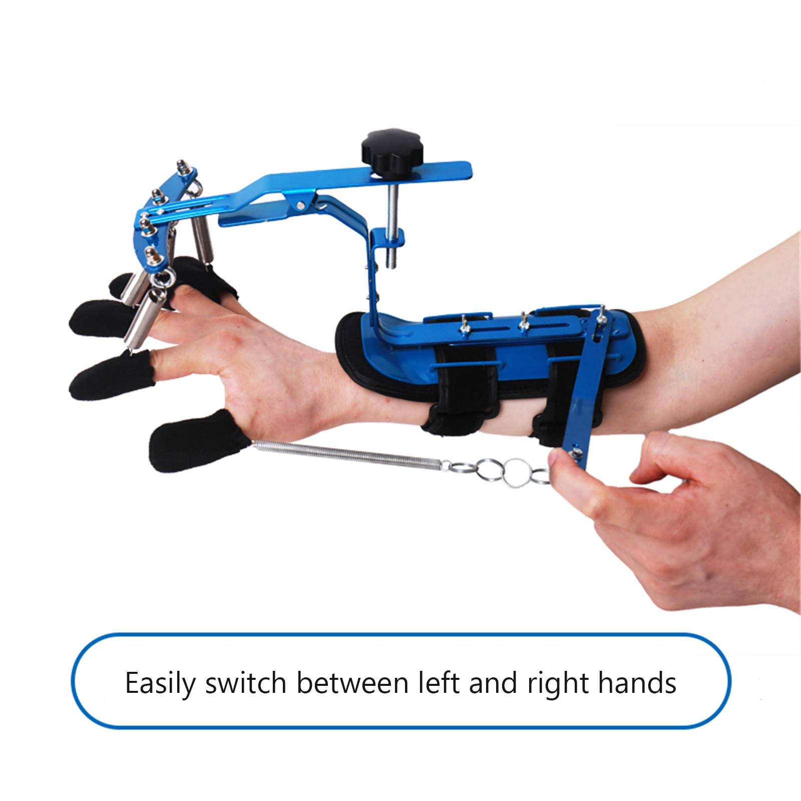 Tutore per la riabilitazione delle dita, plantari per riabilitazione delle dita regolabili Esercitatore per il polso Ortesi per il polso della mano Separato per la flessione delle dita Sched