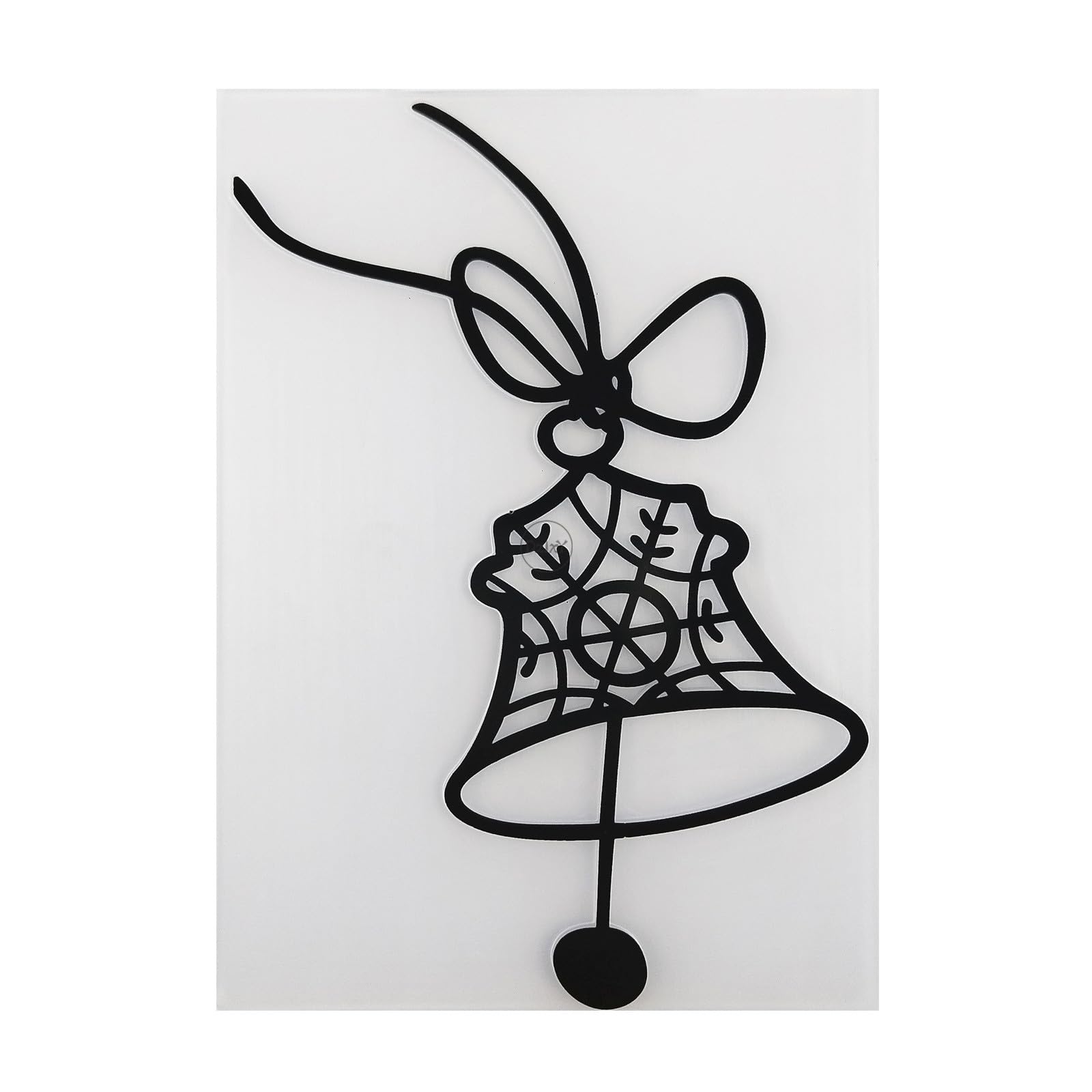 DzIxY Christmas Bells Plastic Embossing Folders for Cards Making Supplies DIY Paper 3D Scrapbook Stencils Album Crafts Decoration Template
