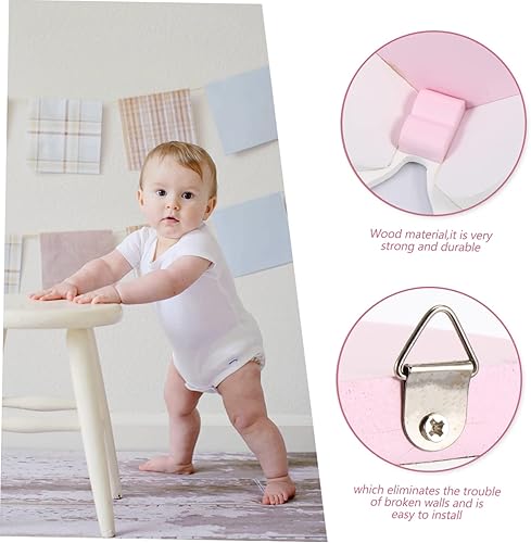 Miniatura 4 de VOSAREA Estante de pared para pajarita, estante de pared para libros, estantería de flores, estante de pared de madera, estante de pared de baño,