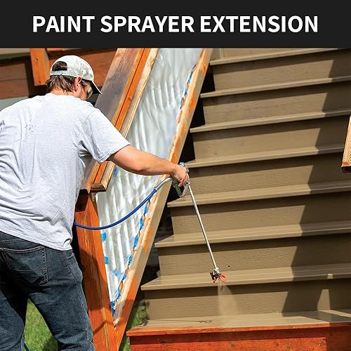 Miniatura 5 de JZXSJ - 2 piezas de 12 pulgadas (11.8 in) barra de extensión de pulverización+boquilla 517+boquilla punta protectora de repuesto G78-14 para pistola