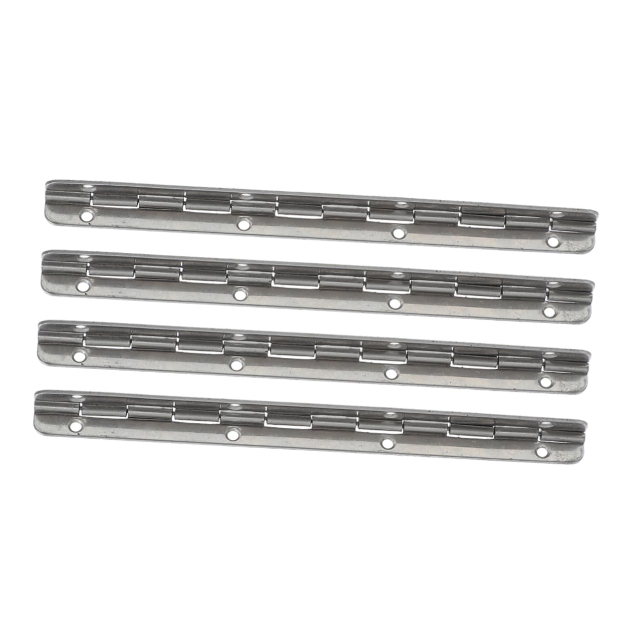 CIYODO 4pcs Wooden Box Piano Hinge Valentines Lock Boat Hinges Mini Hinges Black Hinges Inside Hinges Craft Hinges Cabinet Hinges for Older Cabinets Enterior Door Hinges Silver Iron