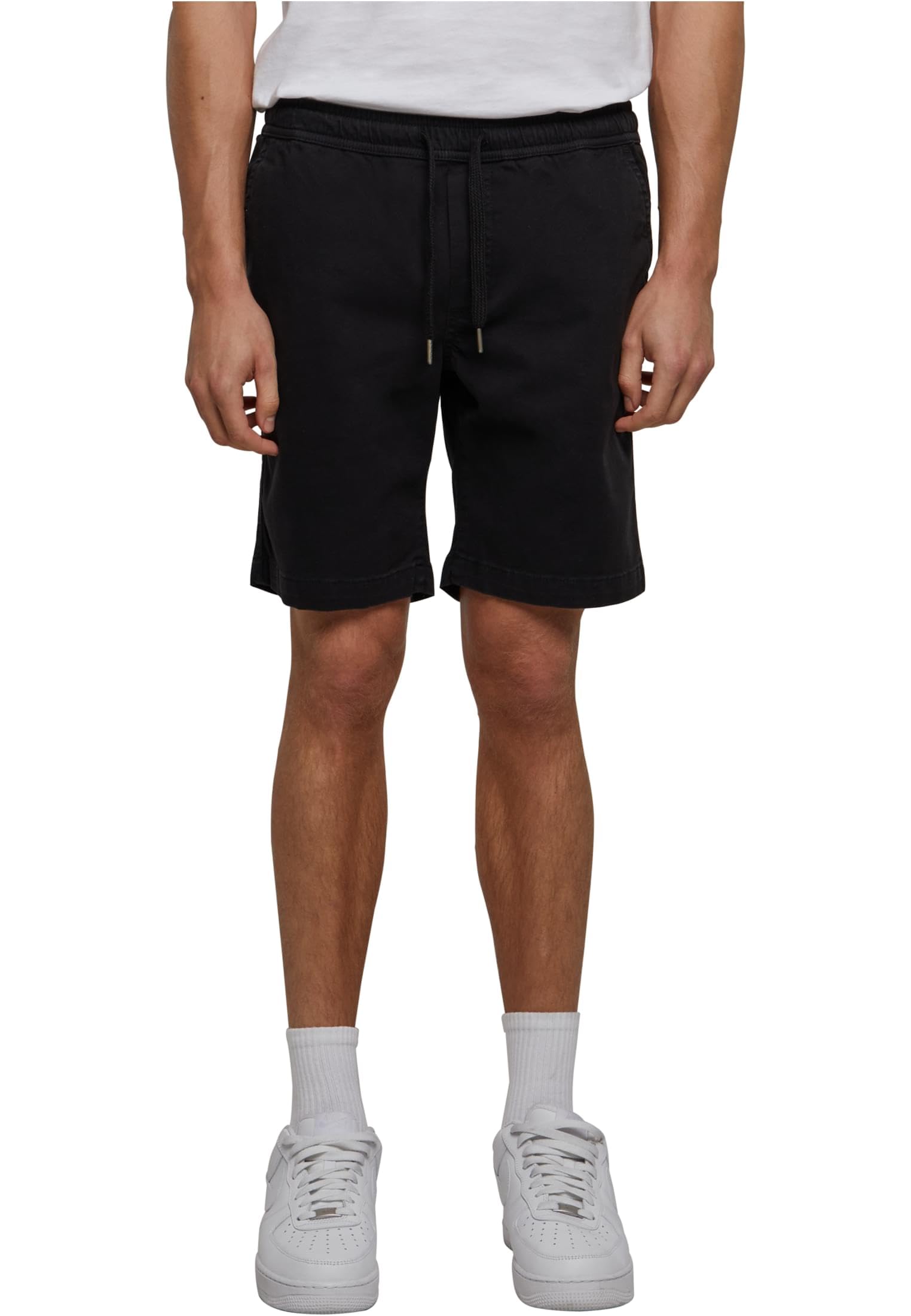Urban Classics Herren Stretch Twill Joggshorts