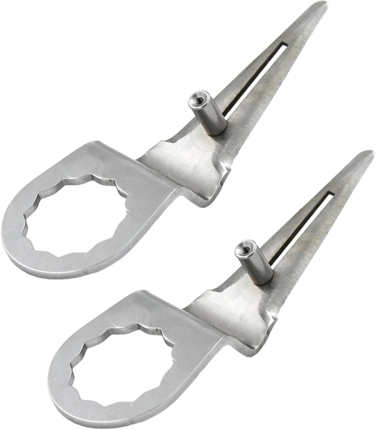 Jitterbug Windshield Removal Cold Knife Blades with Adjustable Depth Stop, Air Windshield Remover Blades for Auto Glass, Car Windows, Sealant Adhesive Urethane Glue Removal (2-Pack)