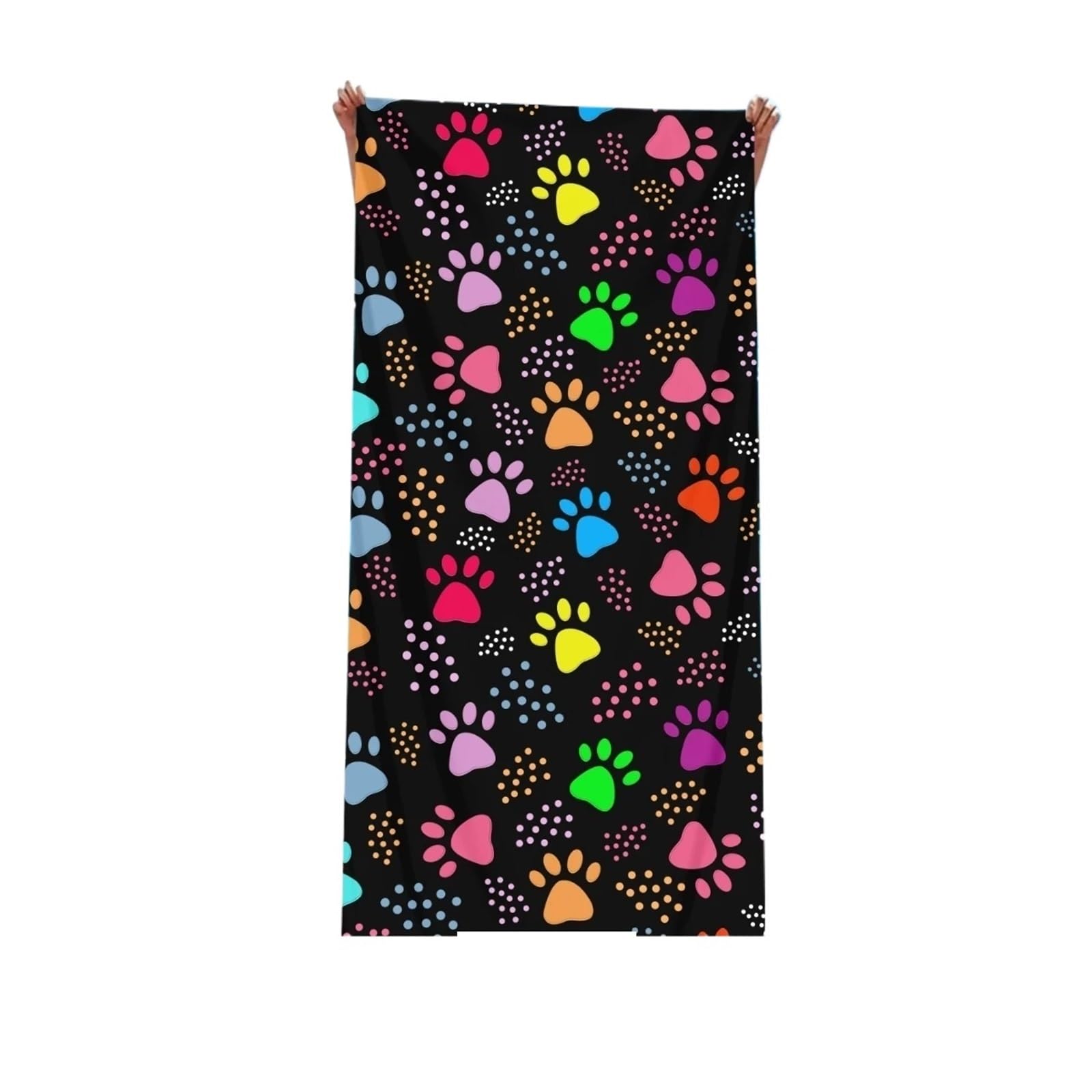 CHTKAGV Geometric Print Beach Towel Large Bath Colorful Swimming Wrap for Travel(A,70x140cm)