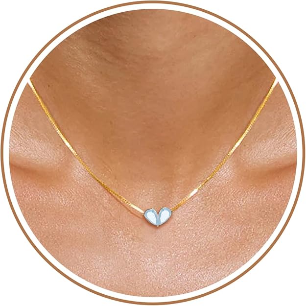 Birthstone Necklace for Women Dainty Gold Necklace with 2 Birthstone Christmas Stocking Stuffers Teen Girl Gifts Trendy Stuff Birthday Gift Moms 2025 Graduation Gift Adjustable Anniversary Jewelry for Daughter Girlfriend Friend