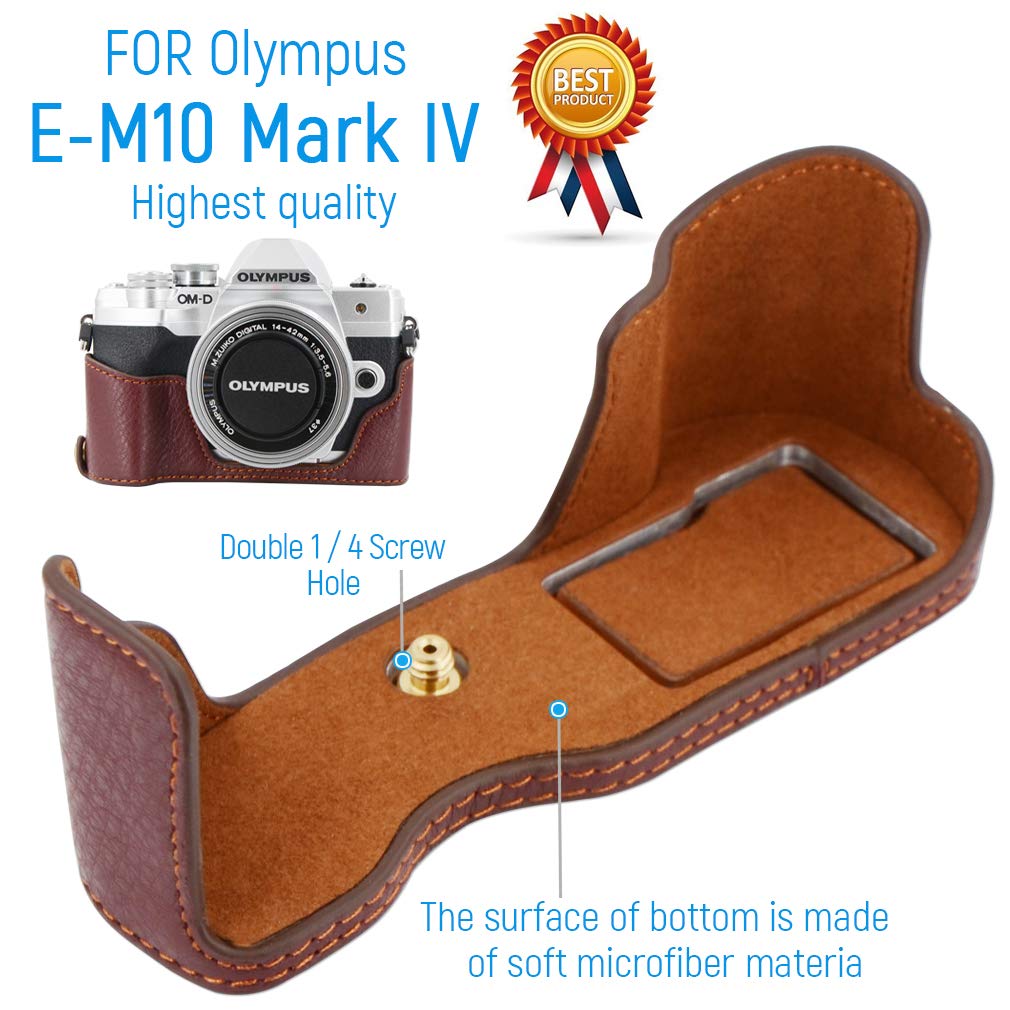 オリンパスのフィルム一眼レフカメラ「OM-10」保護ケース付き オリンパスのフィルム一眼レフカメラ「OM-10」保護ケース付き