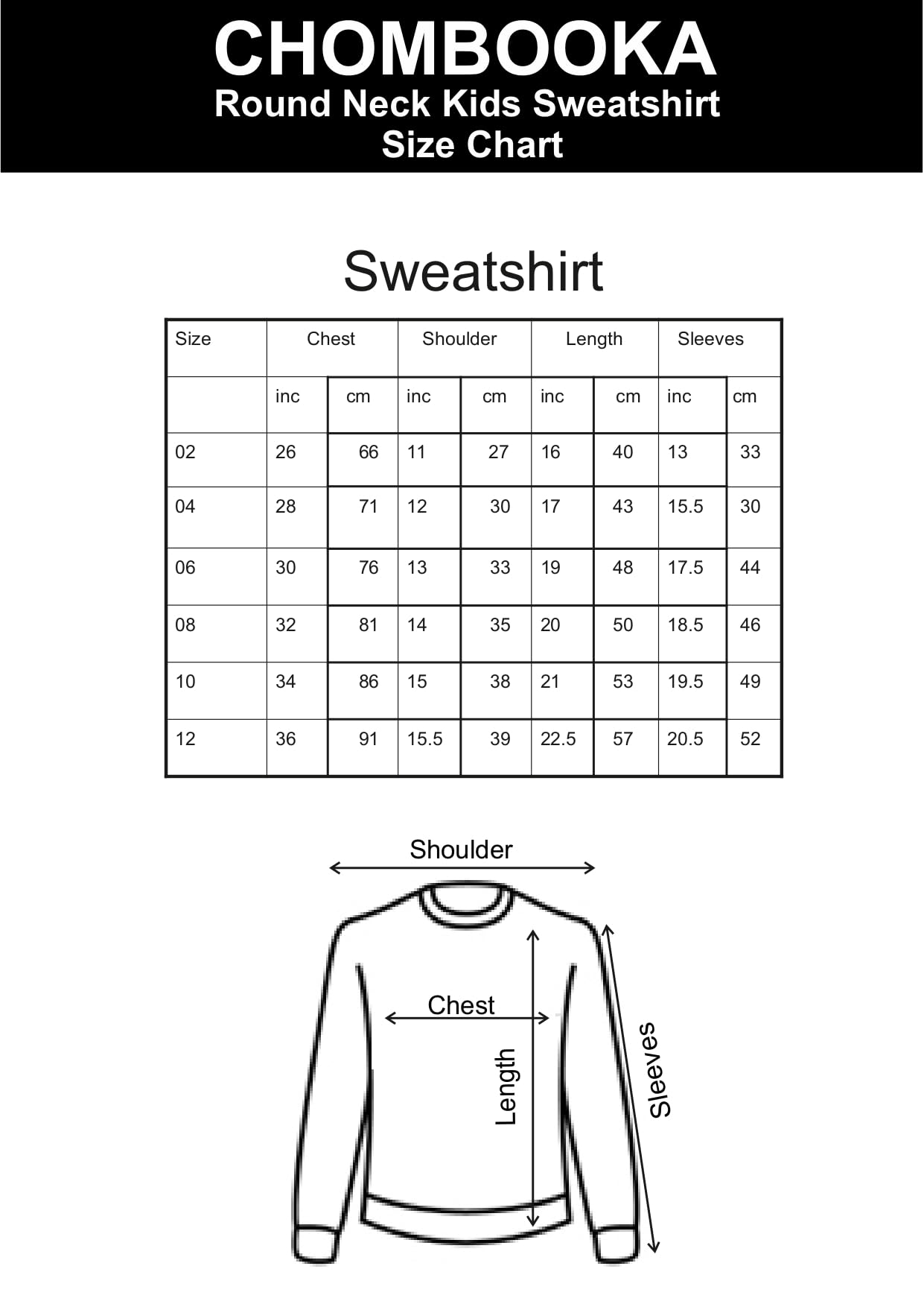 Chombooka Kids Full Sleeve Warm Sweatshirt | 100% Cotton Fleece Winter Wear | Solid Color Sweatshirt for Boys & Girls | Soft & Cozy Casual Wear Red 2