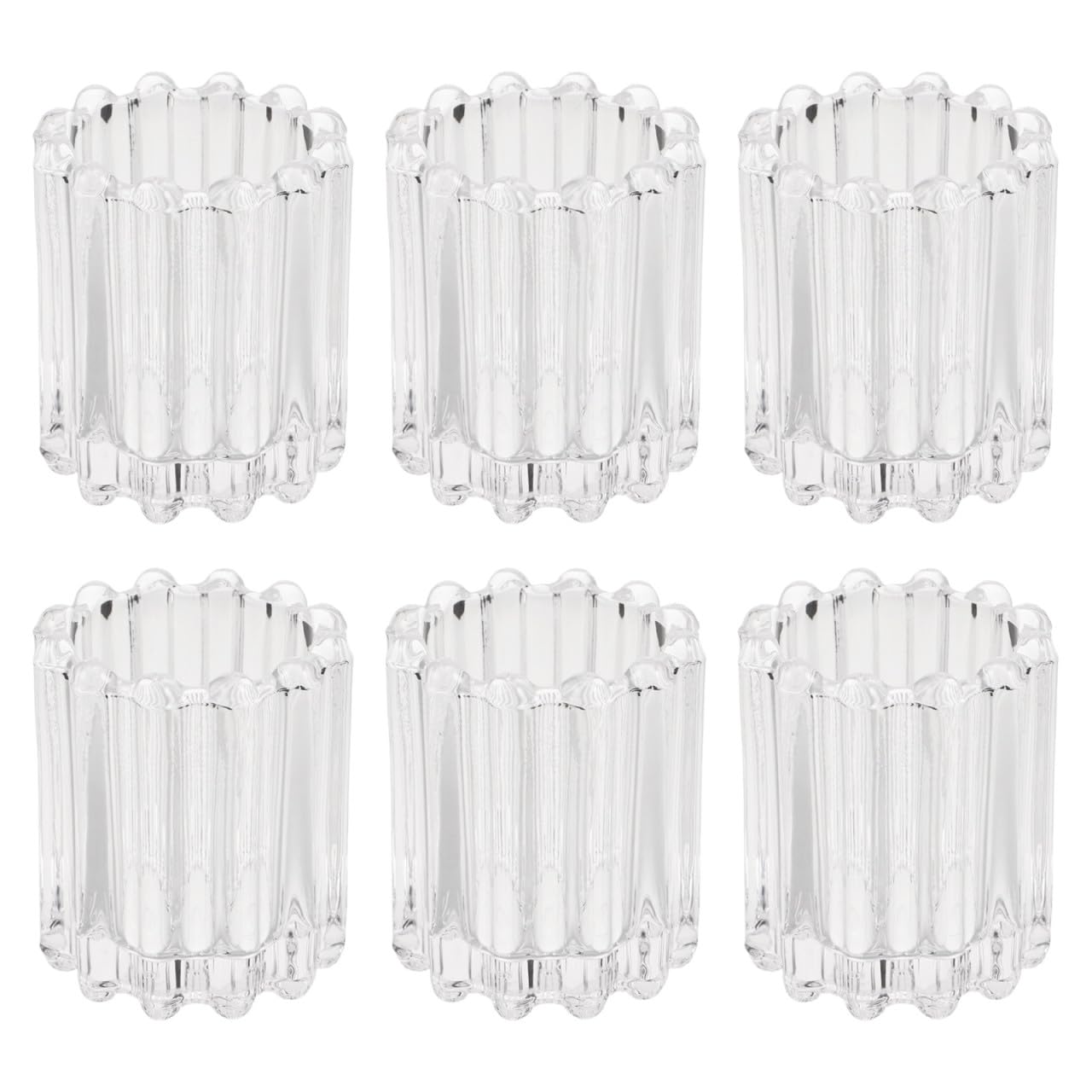 Coupe votive vintage en verre minkissy pour une décoration de table romantique de Saint-Valentin