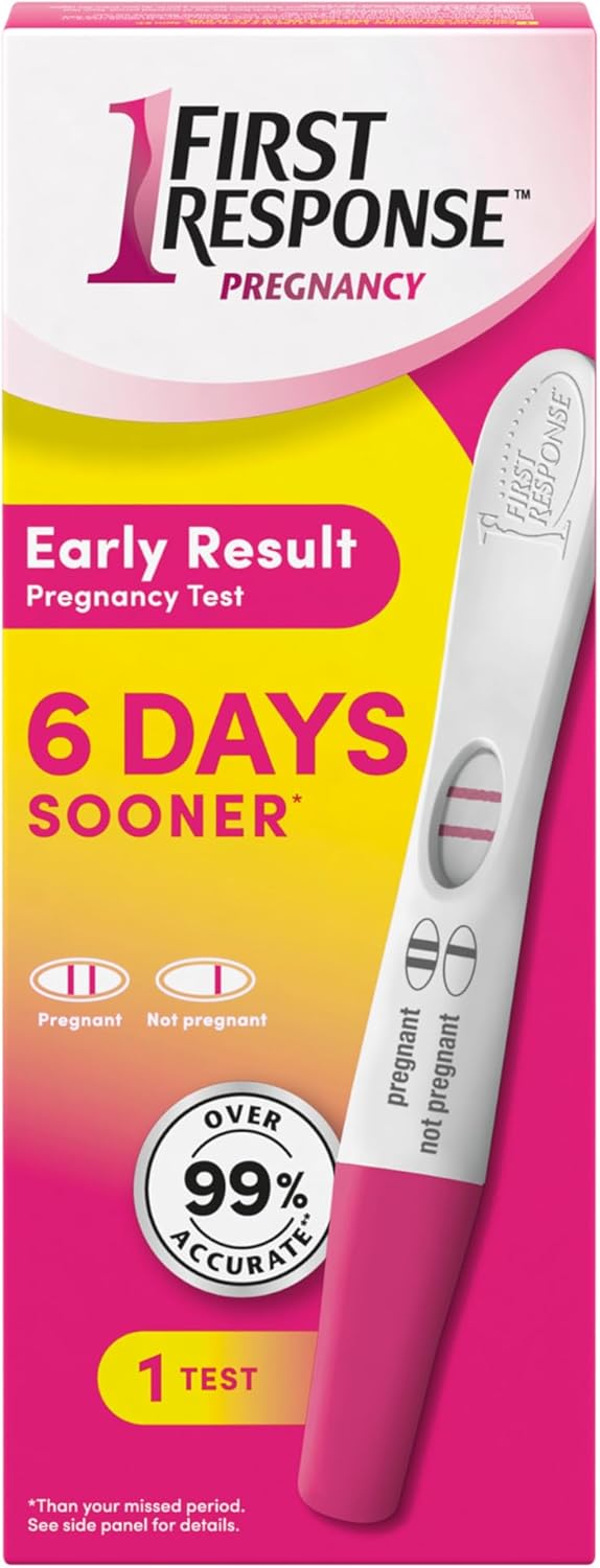 First Response Early Result - Pregnancy Test Kit - Detect Pregnancy 6 Days Sooner Than Your Missed Period - Over 99% Accurate - Analog (1 Count)