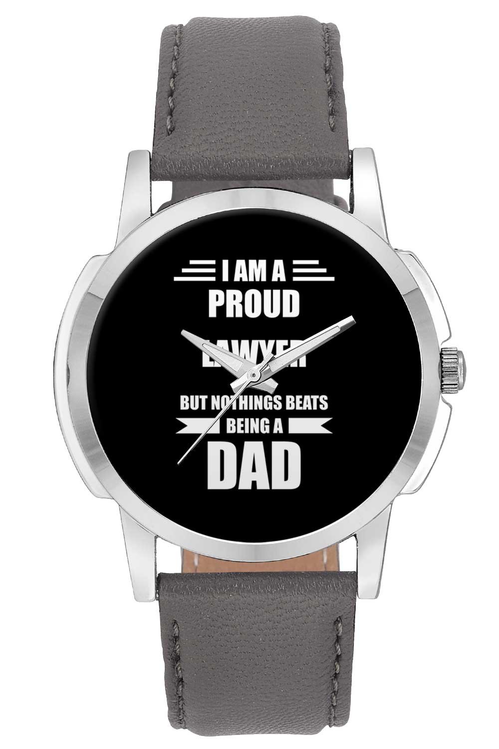 Wrist Watch for Men - I am A Proud Lawyer But Nothing Beats Being a Dad | Gift for Lawyer - Analog Mens and Boys Unique Quartz Leather Band Round Designer dial Watch (B074CMJMWS) Amazon Price History, Amazon Price Tracker