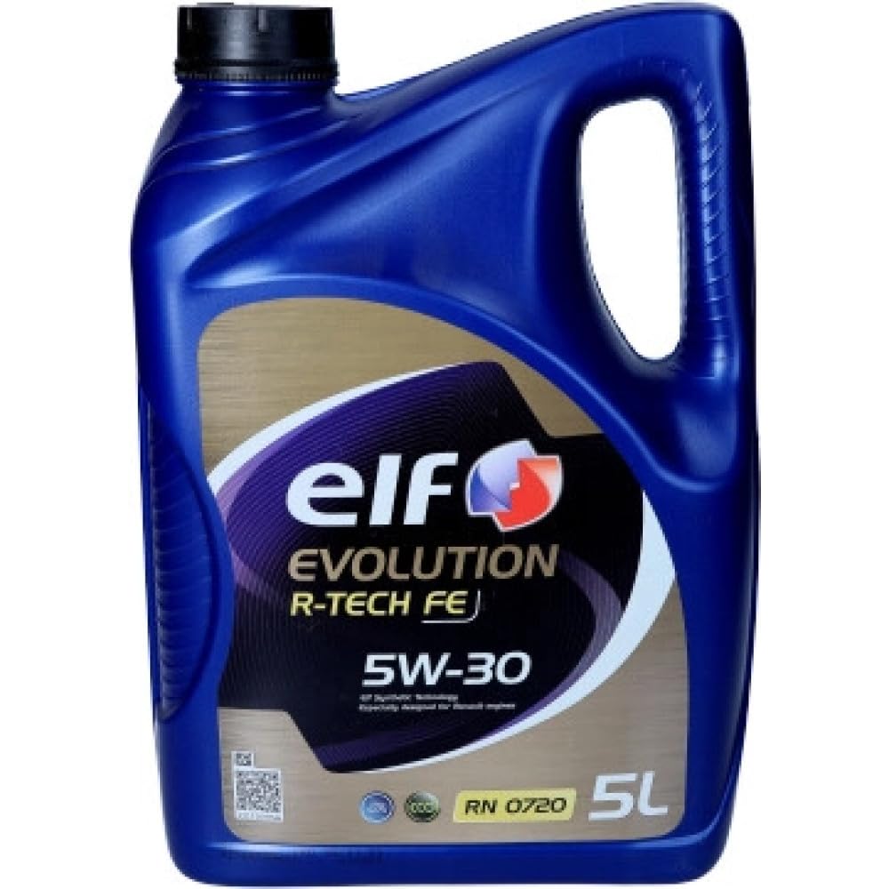 ELF Motoröl 5W-30 Evolution Motor Öl ACEA C4 R-Tech FE 5L Kompatibel mit RENAULT Clio 3 Schrägheck BR0/1, CR0/1 Twingo 2 CN0 Clio 2 BB0/1/2, CB0/1/2 Master 3 Kasten FV Megane 3 Grandtour KZ0/1
