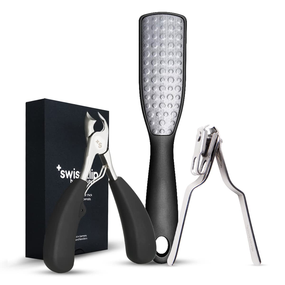 Swissklip Pedicure Kit I Heavy Duty Nail Clipper, 360 Nail
