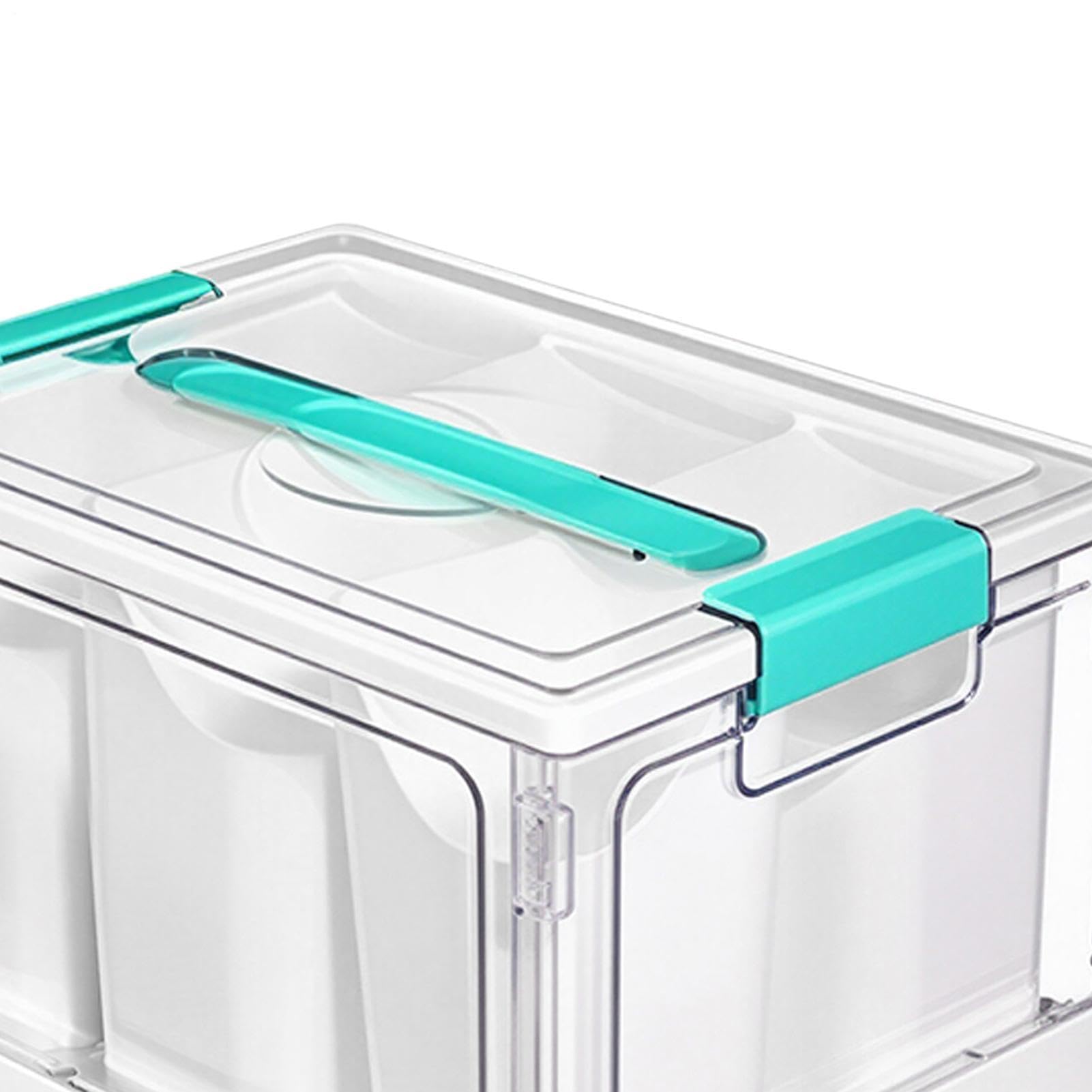 Portaoggetti Per Hobby Creativi Contenitore per Materiale Artistico 23 L | Organizer Per Arte E Creatività per Scuola Casa Camera Da Garage Ufficio Armadio Cucina