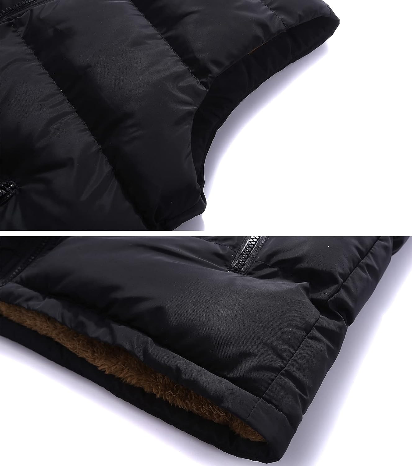 Msmsse Men's Winter Warm Outdoor Fleece Vest Outerwear Casual Sleeveless Jacket at  Men’s Clothing store