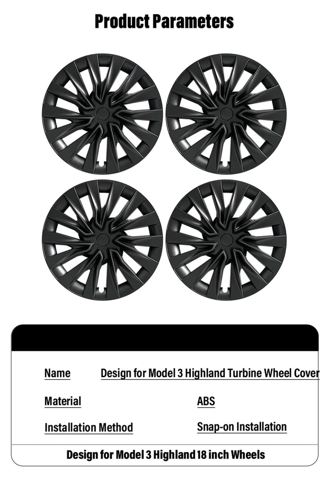Tapa de Rueda 4 Uds. Compatible con reemplazo automóvil