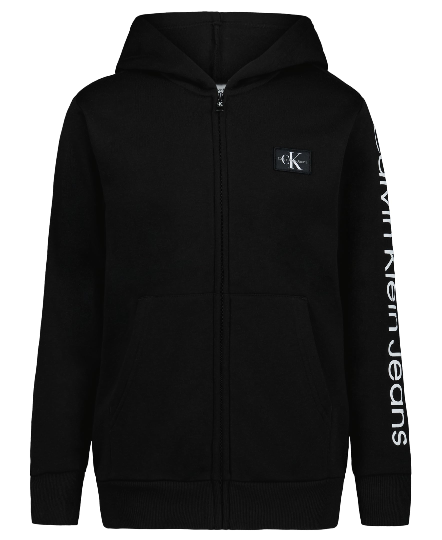 boys Long Sleeve Full Zip Fleece Hoodie