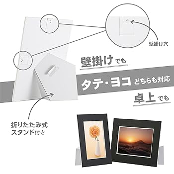 ハクバ　a3 額　６枚セット 樹脂製額縁 ZEROフレーム G-01 A3ノビサイズ ブラウン - ハクバ