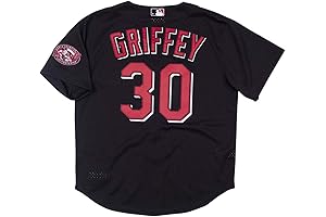 Ken Griffey Jr. Cincinnati Reds Men's Authentic 2000 Button Front Jersey -...