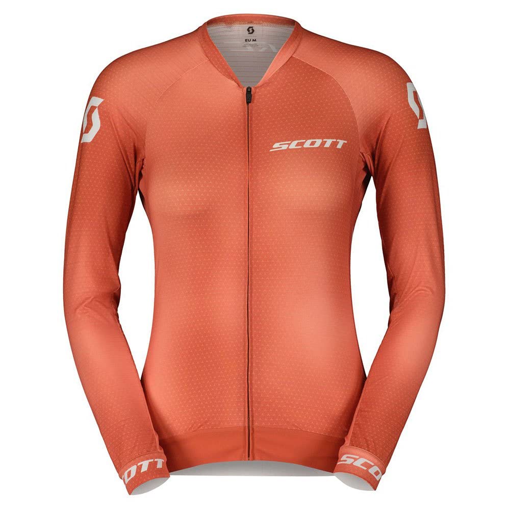 Scott RC Pro Damen Fahrrad Trikot lang Rose beige 2023: Größe: XL (42/44) Fashion