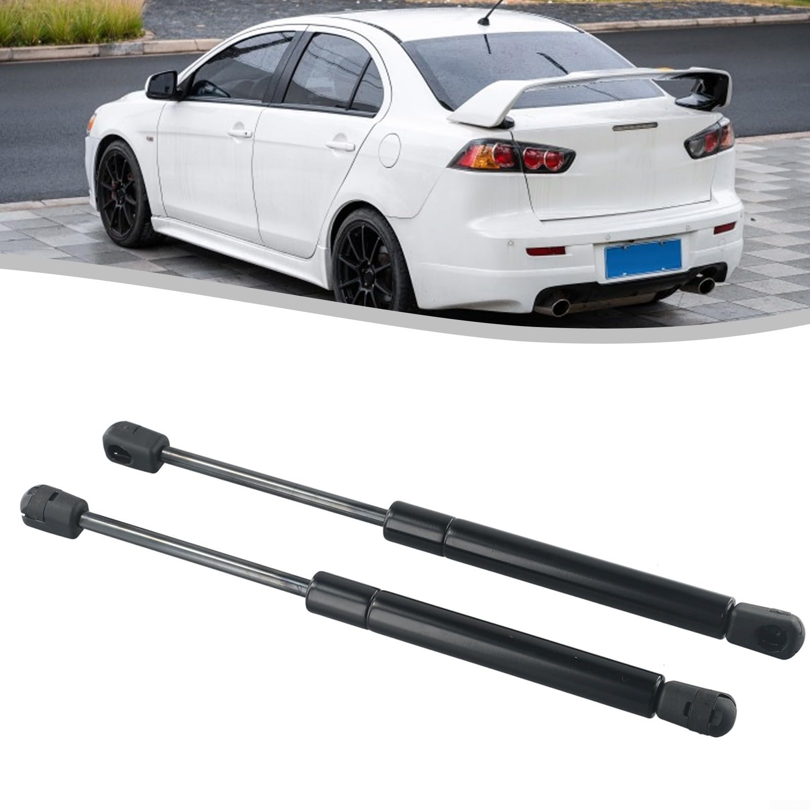 Eviter la chute du coffre avec les vérins à gaz Lancer Ex Evo 08-15