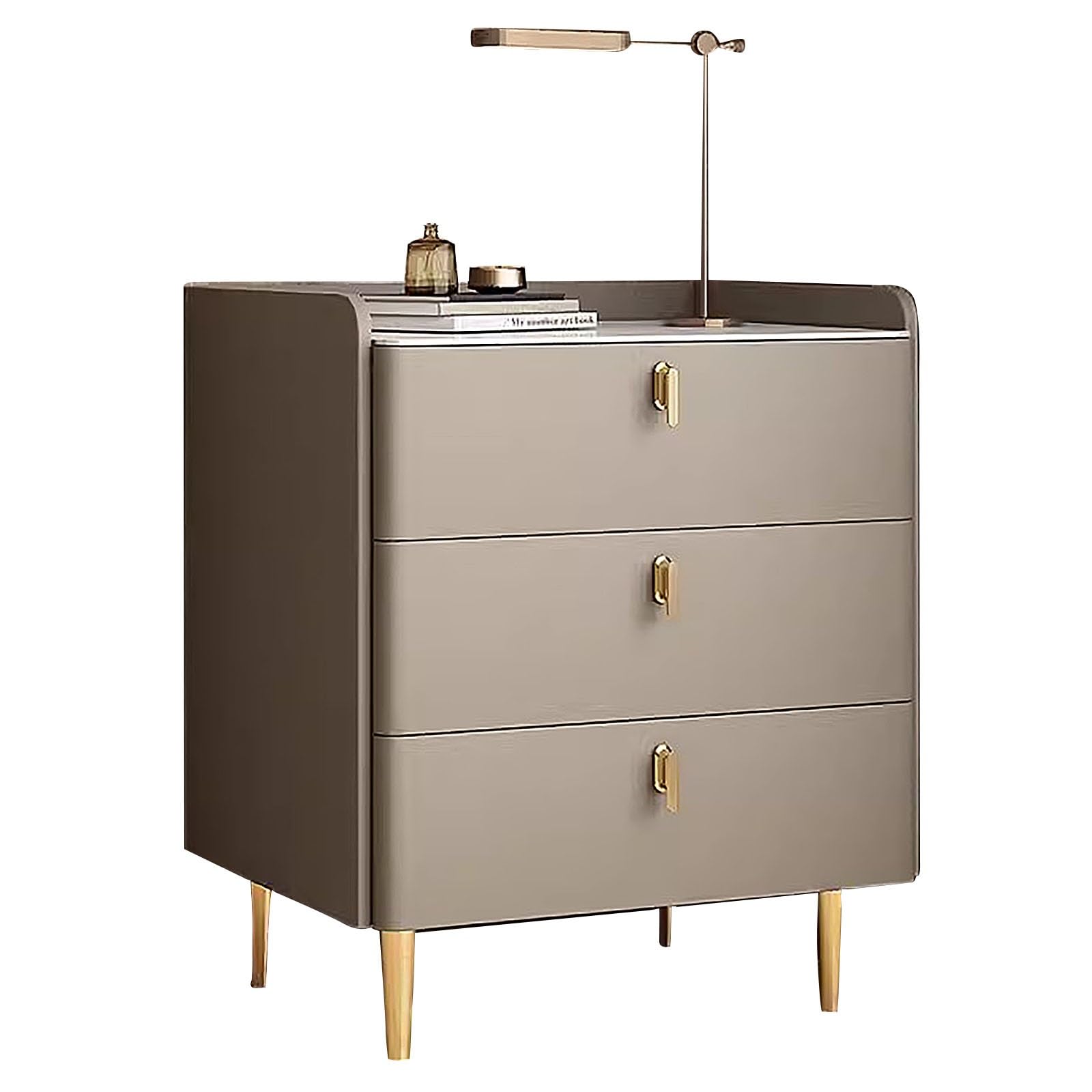 Amazon.com: ZXDRYBHD Nightstand with 3 Drawers, Side Tables