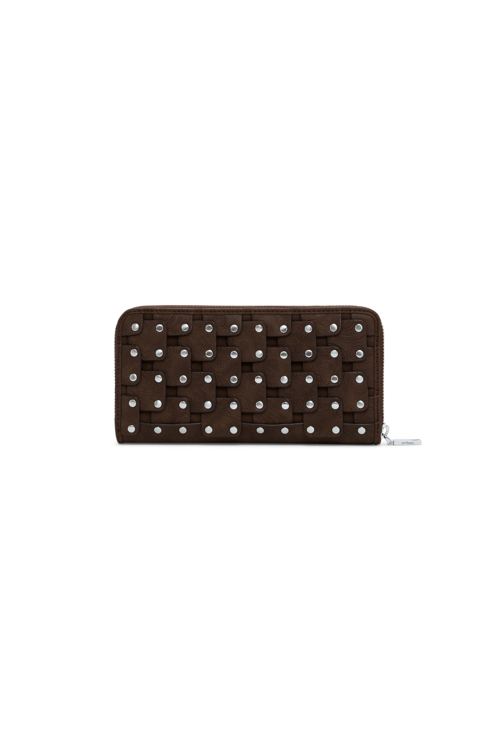Desigual Porte-Monnaie New Patch Fiona Long Wallet Chocolate Marron foncé