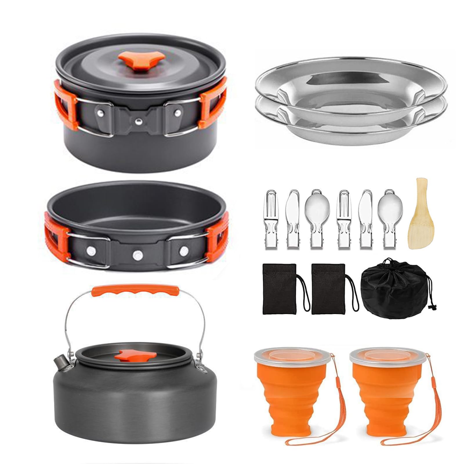 D LIAN DONG Camping Cookware Camping Cooking Set