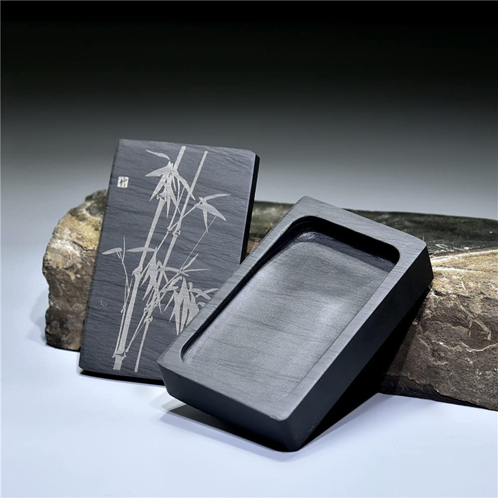 Chinese Natural Inkstone Calligraphy Ink Stone Student Inkwell Grinding Student Supplies