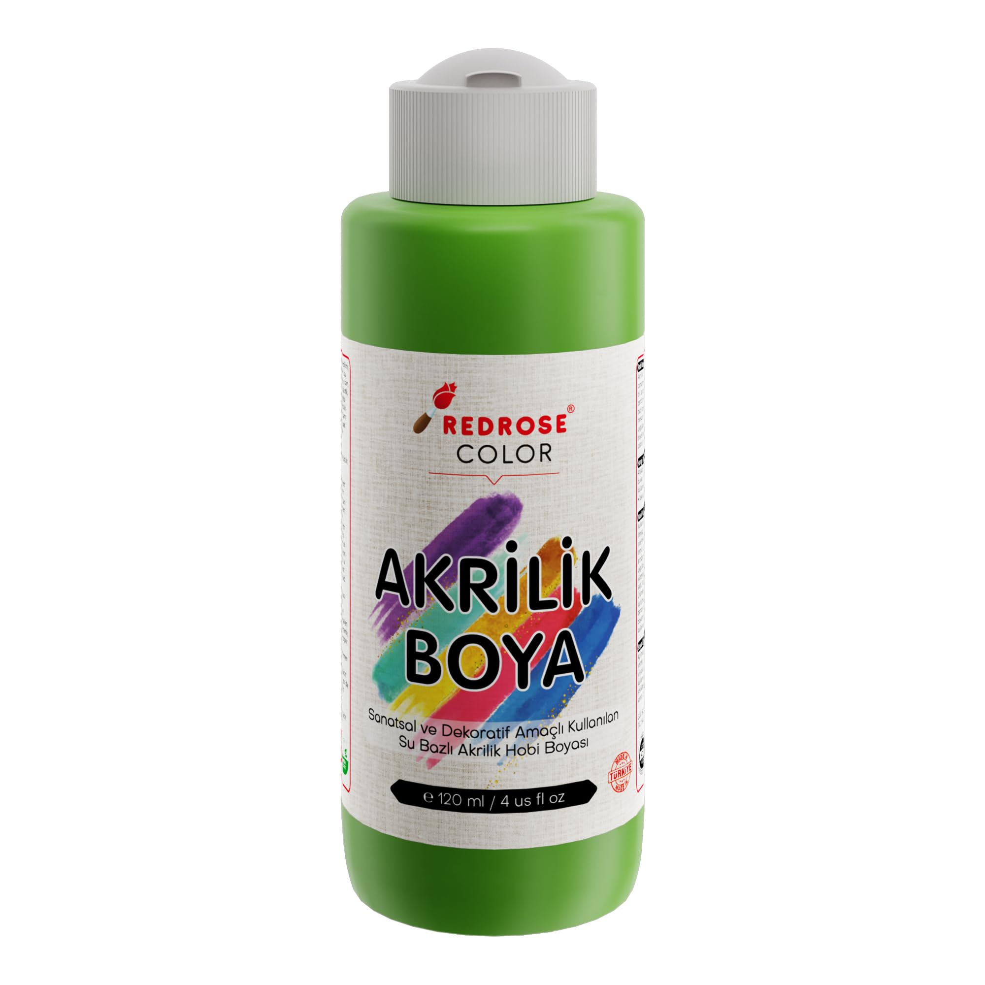 Red Rose Açık Yeşil Akrilik Boya 120 ml
