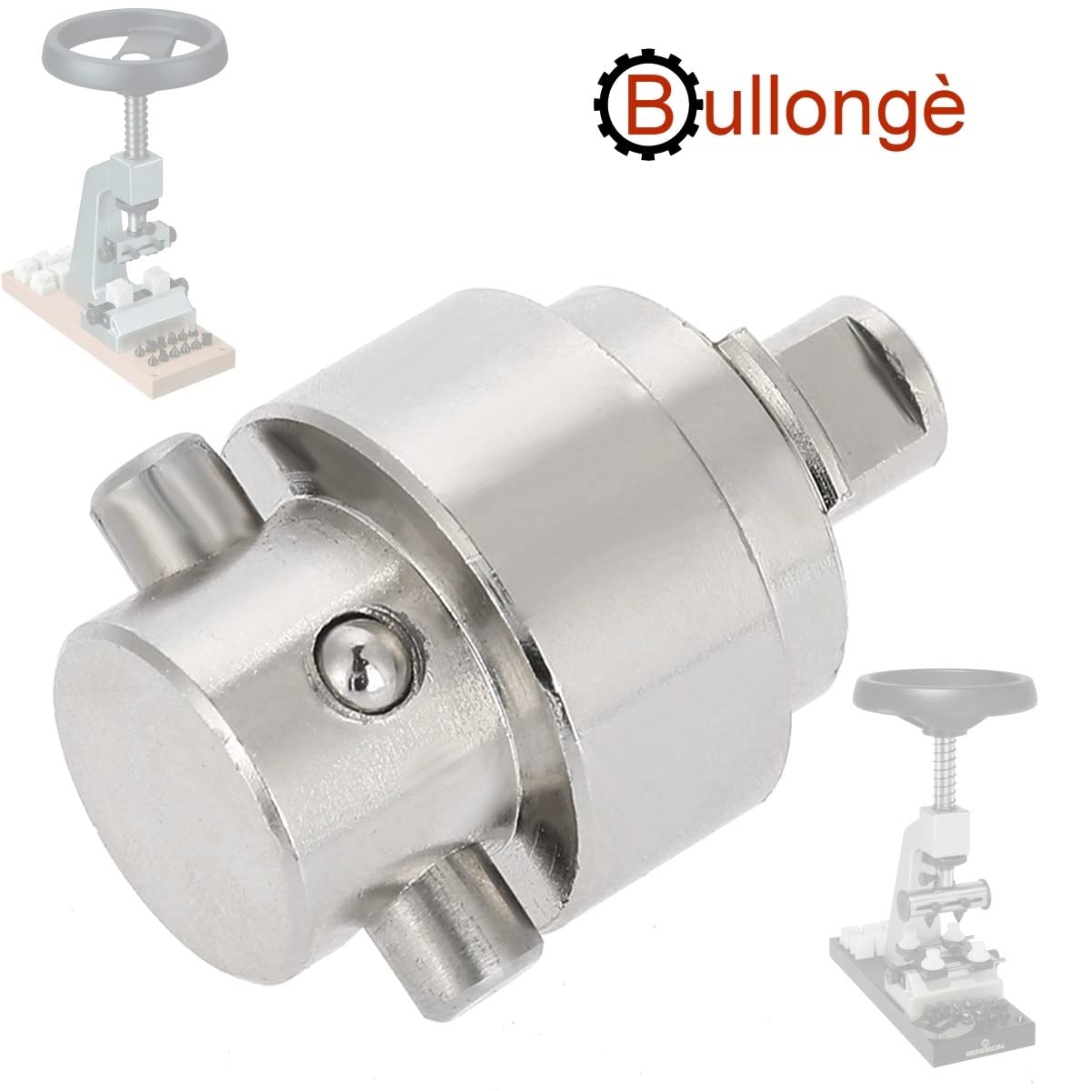 BULLONGÈ RLX Gehäuseöffner-Einsätze 5538 mit Adapter für Uhren-Gehäuseöffner 5700 - Uhrenwerkzeug zum Öffnen von RLX und TDR Uhren