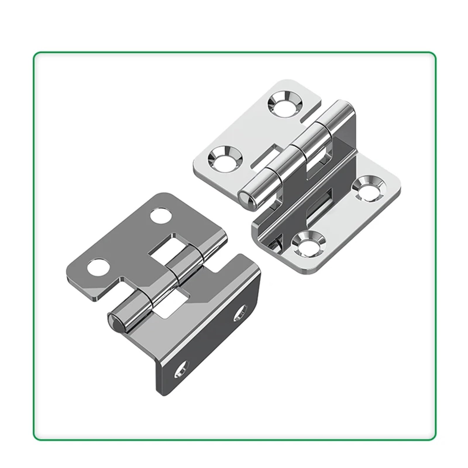 Bisagra mecánica de acero inoxidable 304 reforzado con amortiguador de apertura y cierre de 270 grados y hoja de perfil de aluminio.(Style 4)