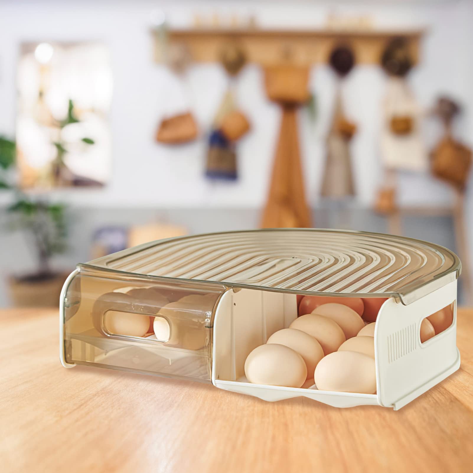 Eierorganizer für Kühlschrank Schräg Designter aus Kunststoff