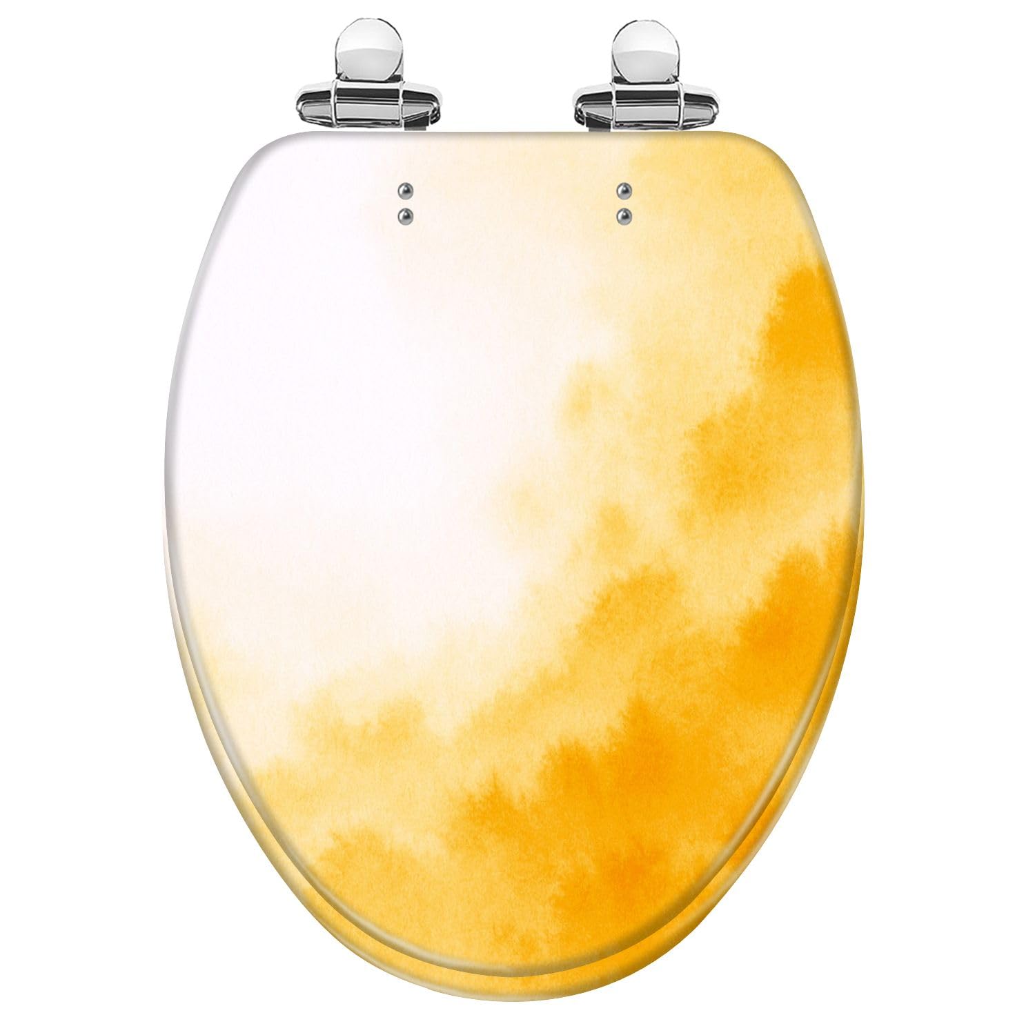 Tazyyzuu Multi2 Woven Resin Toilet Seat With Slow Close Lid And Quick-Release Hinges, Easy To Clean, Round(,18.5X14.5)