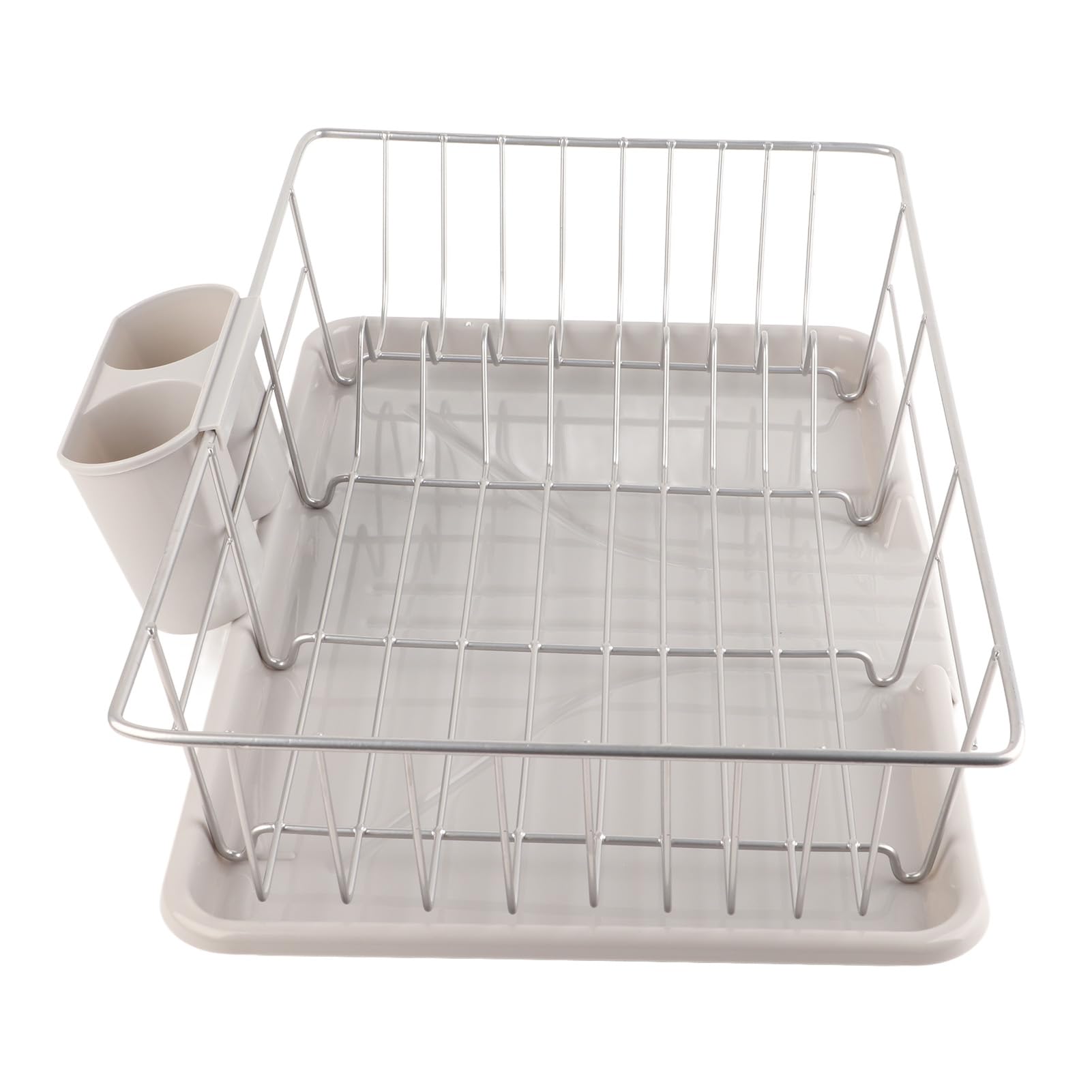 Greensen Égouttoir à Vaisselle en Acier Inoxydable Support à Vaisselle avec Plateau Amovible Porte Couverts Égouttoir à Couverts pour évier de Cuisine pour casseroles Bols, Assiettes