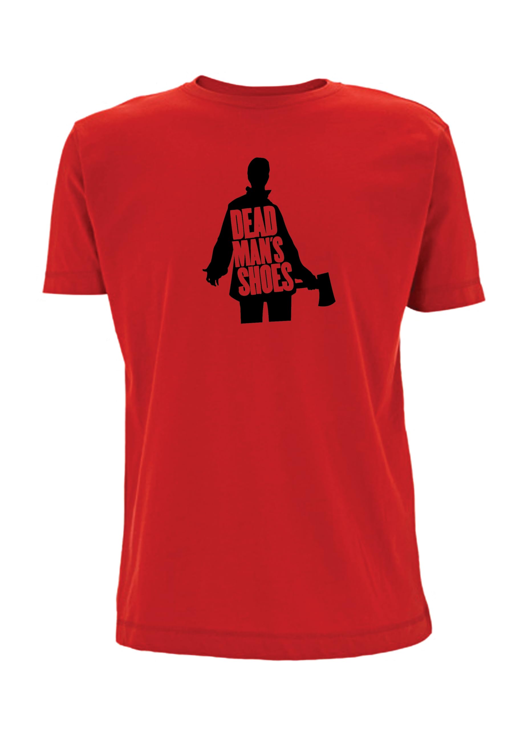 Time 4 Tee Men's Red Dead Mans Shoes T Shirt Inspi By Cult British Indie Movie Uk Horror Film (X Large, )