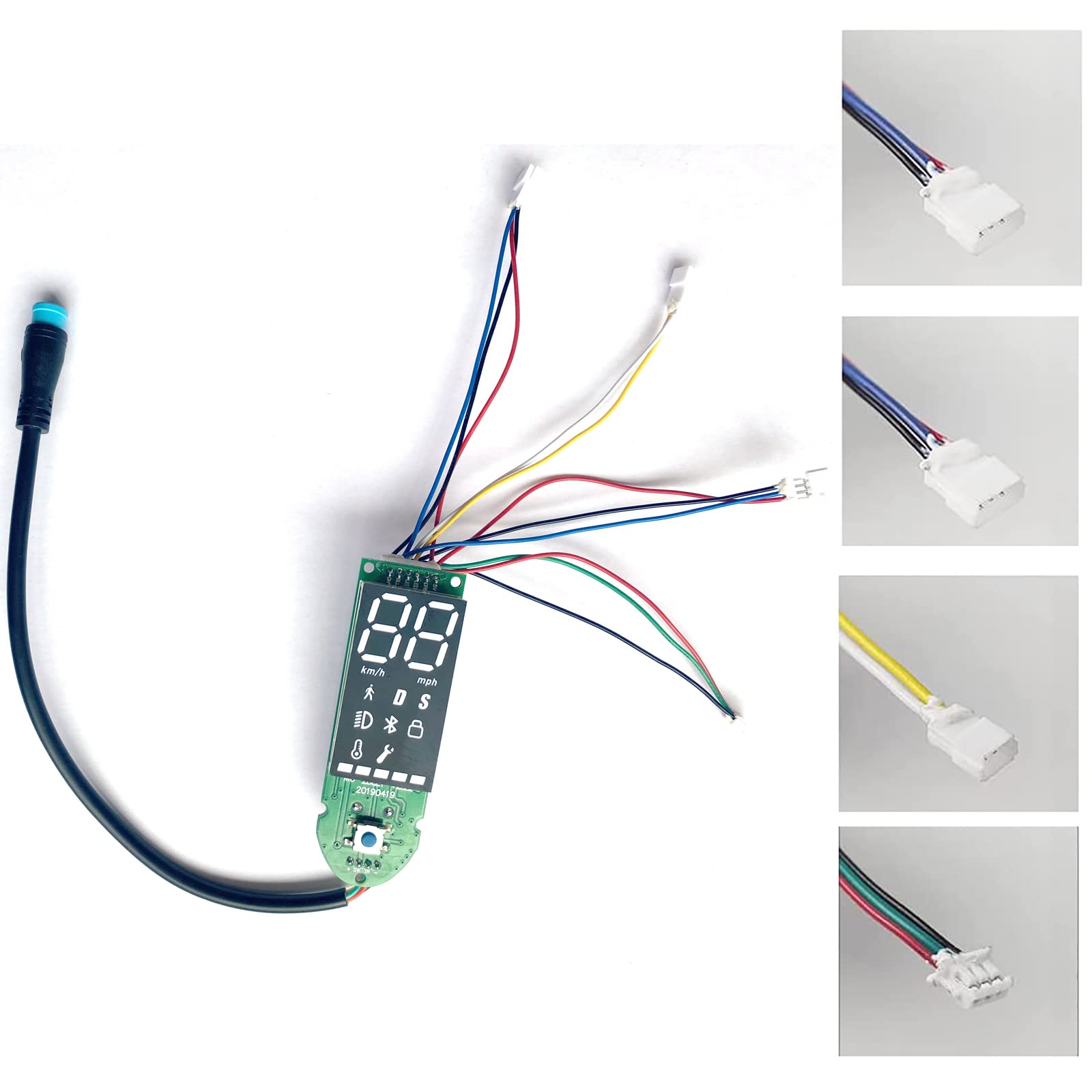 LEFELWEL V2.0 Upgrade 1S Scooter Dashboard Zubehör mit Bluetooth-Leiterplatte ,Steuerplatine Kompatibel für Xiaomi Electric Scooter M365 Pro 2 and (Deutsche Version)
